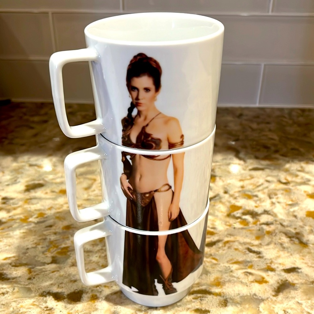 Star Wars dishwasher & microwave safe collector’s edition 3 coffee cups in total